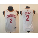 youth nba cleveland cavaliers #2 irving white[revolution 30 swingman]