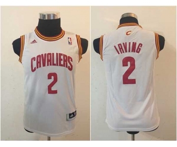 youth nba cleveland cavaliers #2 irving white[revolution 30 swingman]