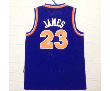 youth nba cleveland cavaliers #23 james blue[soul swingman throwback]