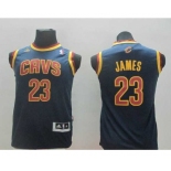 youth nba cleveland cavaliers #23 james dk.blue[revolution 30 swingman]