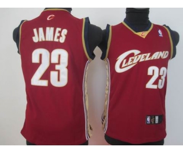 youth nba cleveland cavaliers #23 james red