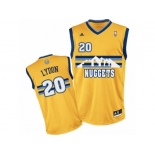 Men Adidas Denver Nuggets #20 Tyler Lydon Swingman Gold Alternate NBA Jersey