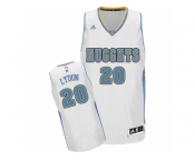 Men Adidas Denver Nuggets #20 Tyler Lydon Swingman White Home NBA Jersey