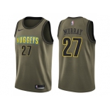 Men Nike Denver Nuggets #27 Jamal Murray Green Salute to Service NBA Swingman Jersey