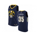 Men Nike Denver Nuggets #35 Kenneth Faried Authentic Navy Blue NBA Jersey - City Edition