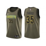 Men Nike Denver Nuggets #35 Kenneth Faried Green Salute to Service NBA Swingman Jersey