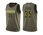 Men Nike Denver Nuggets #35 Kenneth Faried Green Salute to Service NBA Swingman Jersey