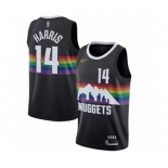 Men's Denver Nuggets #14 Gary Harris Authentic Black Basketball Jersey - 2019-20 City Edition