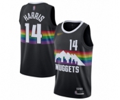 Men's Denver Nuggets #14 Gary Harris Authentic Black Basketball Jersey - 2019-20 City Edition