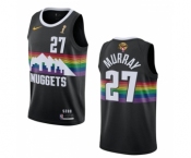 Men's Denver Nuggets #27 Jamal Murray Black 2023 Finals Champions City Edition Stitched Basketball Jersey - 副本