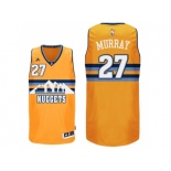 Men's Denver Nuggets #27 Jamal Murray Gold Alternate Swingman Jersey