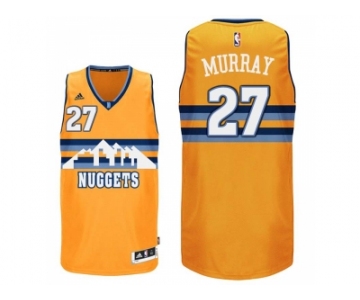 Men's Denver Nuggets #27 Jamal Murray Gold Alternate Swingman Jersey