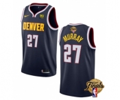 Men's Denver Nuggets #27 Jamal Murray Navy 2023 Finals Icon Edition Stitched Basketball Jersey