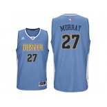 Men's Denver Nuggets #27 Jamal Murray Road Blue Swingman Jersey