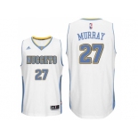 Men's Denver Nuggets #27 Jamal Murray White Home Swingman Jersey