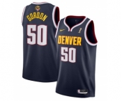 Men's Denver Nuggets #50 Aaron Gordon Navy 2023 Finals Champions Icon EditionStitched Basketball Jersey