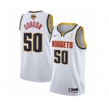 Men's Denver Nuggets #50 Aaron Gordon White 2023 Finals Association Edition Stitched Basketball Jersey