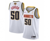 Men's Denver Nuggets #50 Aaron Gordon White 2023 Finals Association Edition Stitched Basketball Jersey