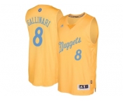 Men's Denver Nuggets #8 Danilo Gallinari Gold 2016 Christmas Day NBA Swingman Jersey