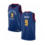 Men's Denver Nuggets #9 Jerami Grant Authentic Blue Alternate Basketball Jersey Statement Edition