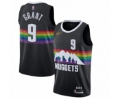 Men's Denver Nuggets #9 Jerami Grant Swingman Black Basketball Jersey - 2019-20 City Edition