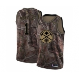 Men's Nike Denver Nuggets #1 Michael Porter Swingman Camo Realtree Collection NBA Jersey