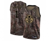 Men's Nike Denver Nuggets #1 Michael Porter Swingman Camo Realtree Collection NBA Jersey