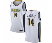 Men's Nike Denver Nuggets #14 Gary Harris Swingman White NBA Jersey - Association Edition