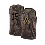 Men's Nike Denver Nuggets #15 Nikola Jokic Swingman Camo Realtree Collection NBA Jersey