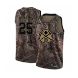 Men's Nike Denver Nuggets #25 Malik Beasley Swingman Camo Realtree Collection NBA Jersey