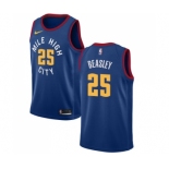 Men's Nike Denver Nuggets #25 Malik Beasley Swingman Light Blue Alternate NBA Jersey Statement Edition