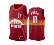 Nike Nuggets #11 Monte Morris Red NBA Swingman 2020-21 City Edition Jersey