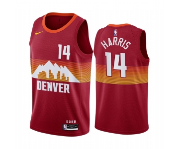 Nike Nuggets #14 Gary Harris Red NBA Swingman 2020-21 City Edition Jersey