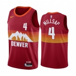 Nike Nuggets #4 Paul Millsap Red NBA Swingman 2020-21 City Edition Jersey