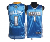 nba denver nuggets #1 billups baby blue