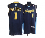 nba denver nuggets #1 billups dark blue