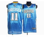 nba denver nuggets #11 andersen baby blue