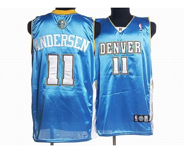 nba denver nuggets #11 andersen baby blue