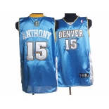 nba denver nuggets #15 anthony baby blue