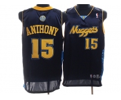 nba denver nuggets #15 anthony dark blue