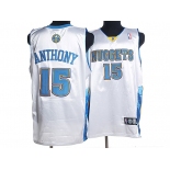 nba denver nuggets #15 anthony white