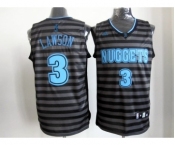 nba denver nuggets #3 lawson grey[black strip]