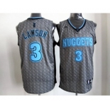 nba denver nuggets #3 lawson grey[static fashion swingman]