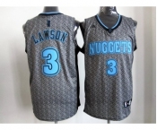 nba denver nuggets #3 lawson grey[static fashion swingman]