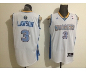 nba denver nuggets #3 lawson white[revolution 30 swingman]