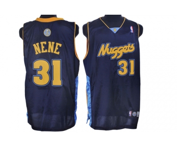 nba denver nuggets #31nene dark blue