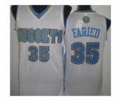 nba denver nuggets #35 faried white