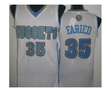 nba denver nuggets #35 faried white