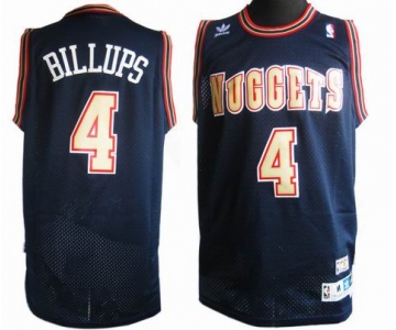 nba denver nuggets #4 billups blue