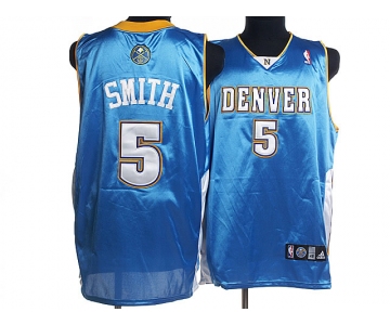 nba denver nuggets #5 smith baby blue